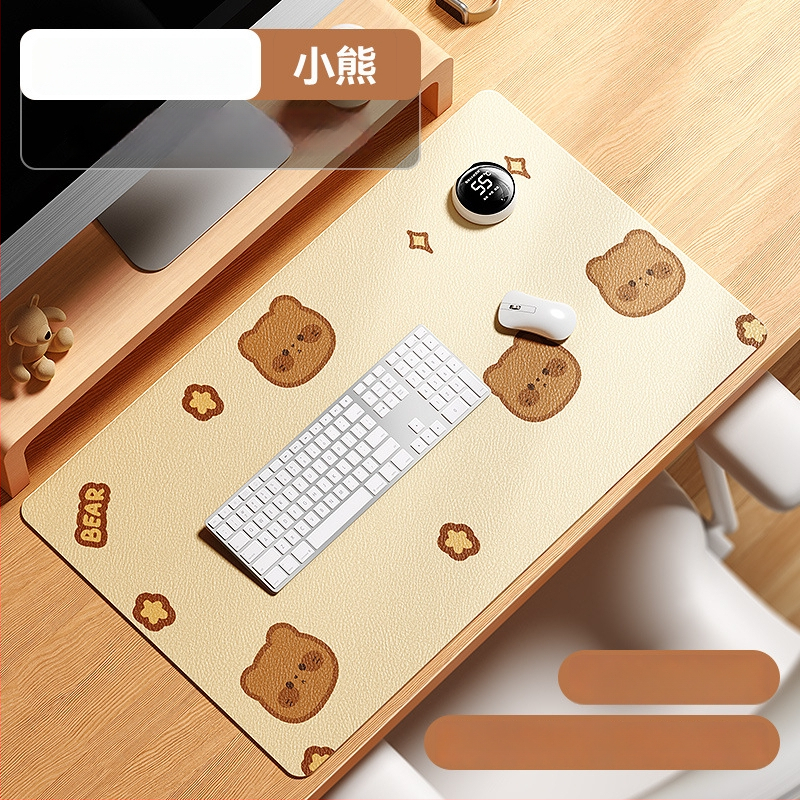 Десктоп нагряваща подложка с интелигентен цифров дисплей, водоустойчива, регулируема температура, 220V захранване през щепсел, 85W