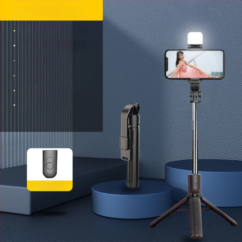 Kinyújtható selfie pálca tripod okostelefonokhoz, rozsdamentes acélból, univerzális kompatibilitás élő közvetítéshez