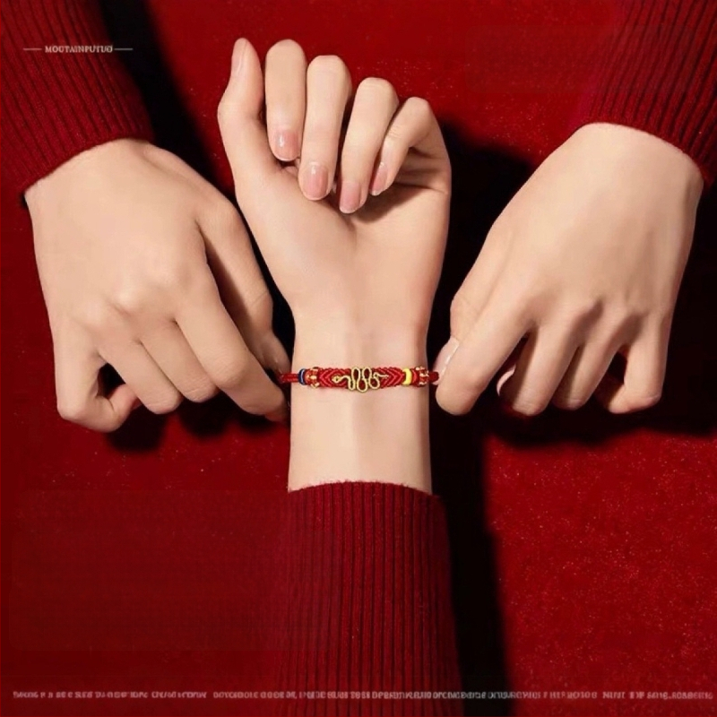 Köis käevõru, Hiina stiilis, unisex, 2025 kevad, käsitsi kootud