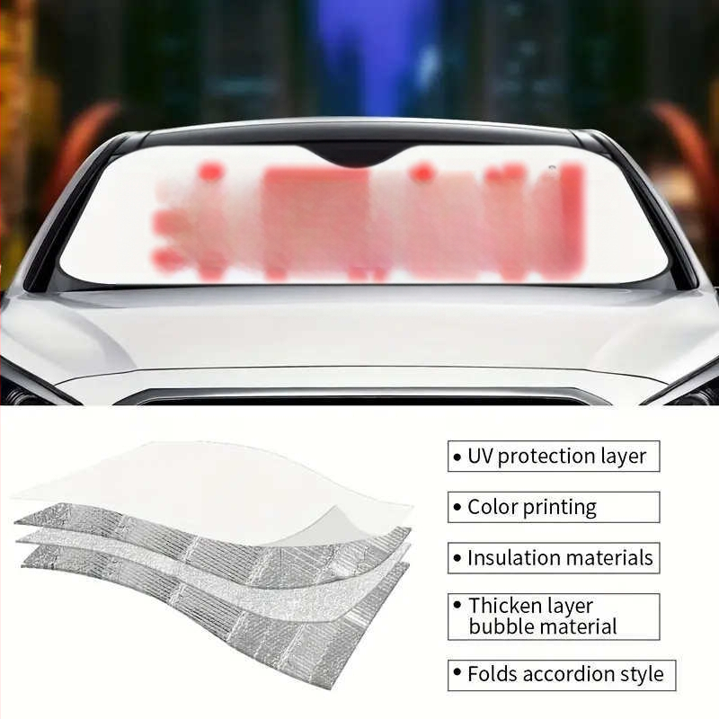 Automobiilne väline päikesekaitse alumiiniumi fooliaga, imava kinnitusega, logotüübi trükkimine võimalik, multikas motiiv, ettepoole suunatud esiklaasi piirkonnale