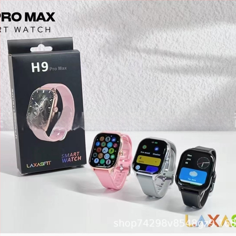 Okosóra H9 Pro Max – pulzusmérés, vér oxigénszint, vérnyomás, alvásfigyelés, Bluetooth-hívások