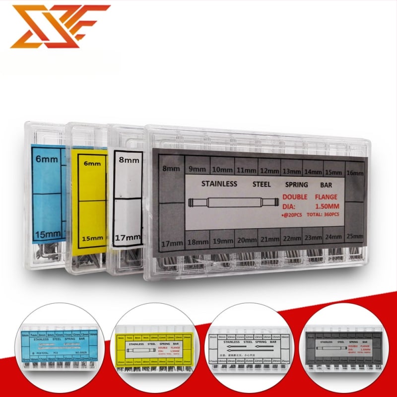 Accesorii pentru ceasuri, oțel inoxidabil, în cutie, pachet de 10, origine Guangdong, listare 2021.