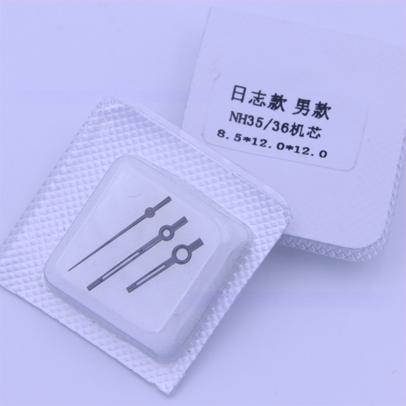 Set de ace pentru ceas – Seria Log, pentru mecanisme NH35/NH36 (oră, minut, secundă) pentru ceasuri de bărbați