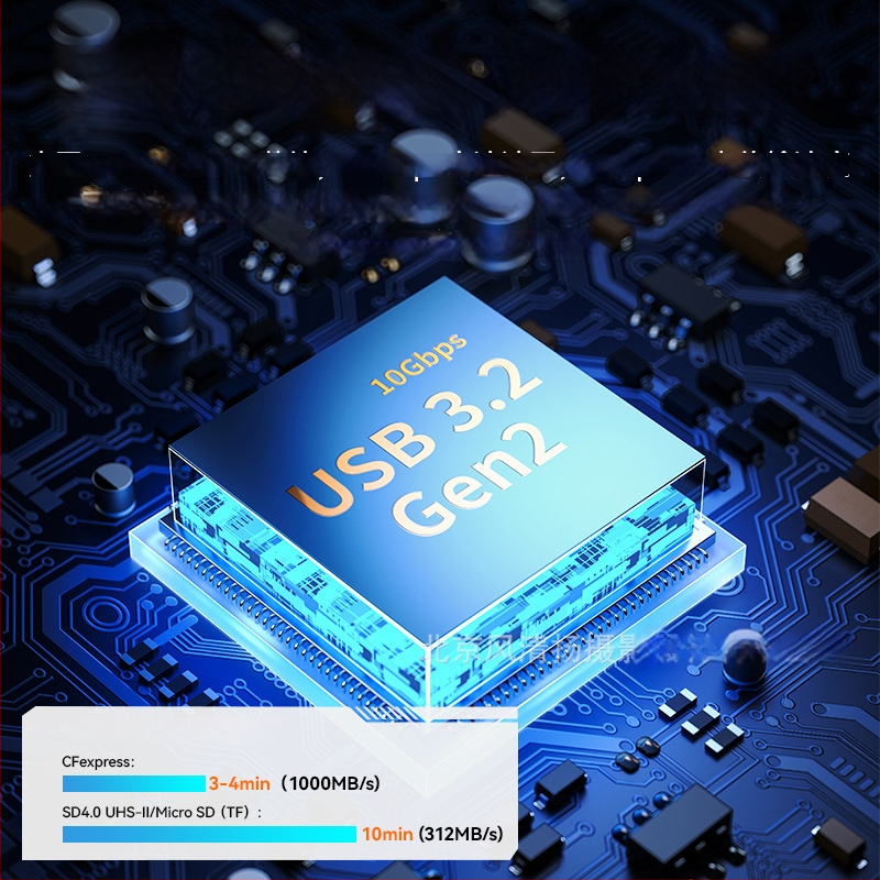 SD-kártya tok X055/X056 — USB-C, USB 3.2 Gen 2, Beépített, Anyag: fém/szilikon