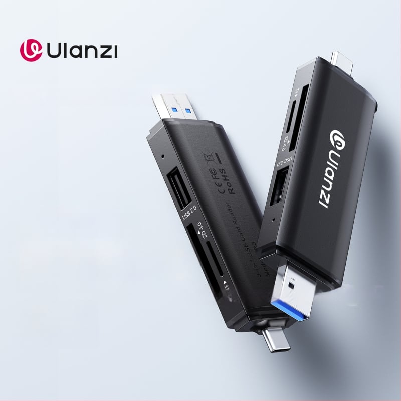 SD-kártya tok X055/X056 — USB-C, USB 3.2 Gen 2, Beépített, Anyag: fém/szilikon