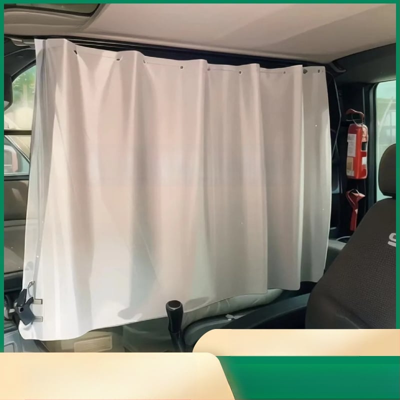 Ekskavaatori kabiini päikesekaitse - alumiiniumfoolium, riputatav, magnetiline kinnitus, universaalne ühilduvus