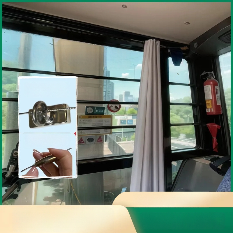 Ekskavaatori kabiini päikesekaitse - alumiiniumfoolium, riputatav, magnetiline kinnitus, universaalne ühilduvus