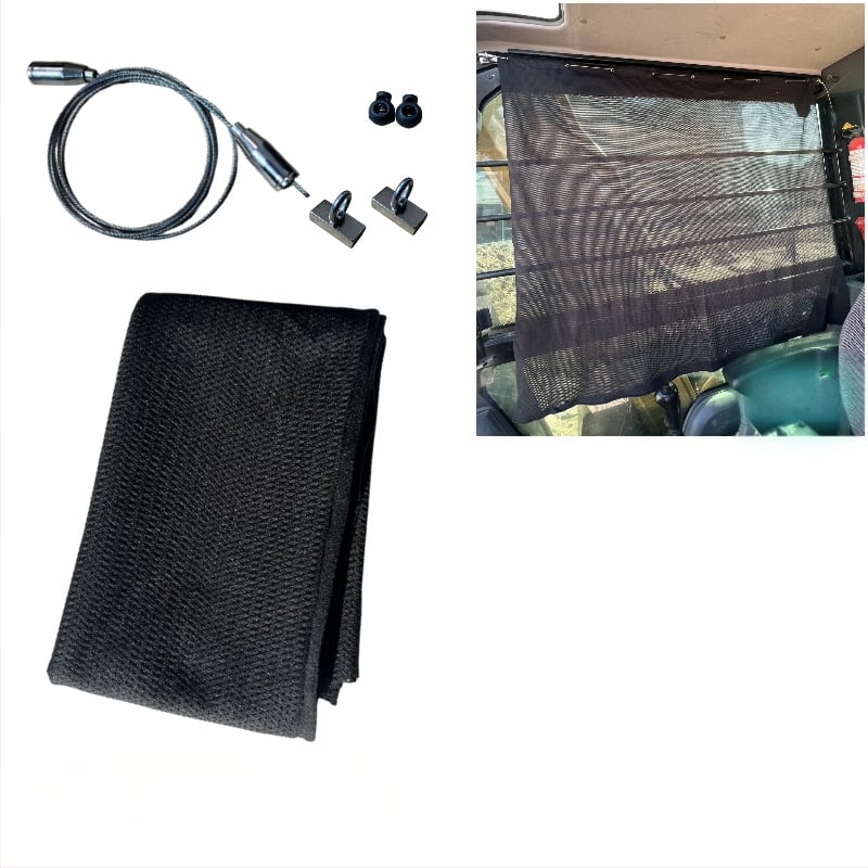 Ekskavaatori kabiini päikesekaitse - alumiiniumfoolium, riputatav, magnetiline kinnitus, universaalne ühilduvus