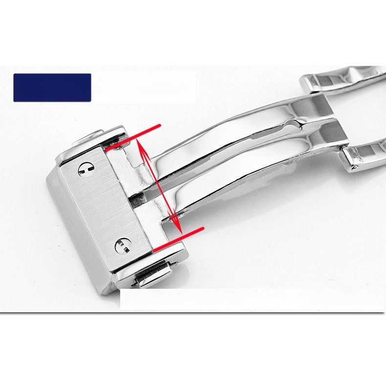 Cataramă din oțel inoxidabil pentru curele de ceas, compatibilă cu Hengbao, Yubo și Hubk