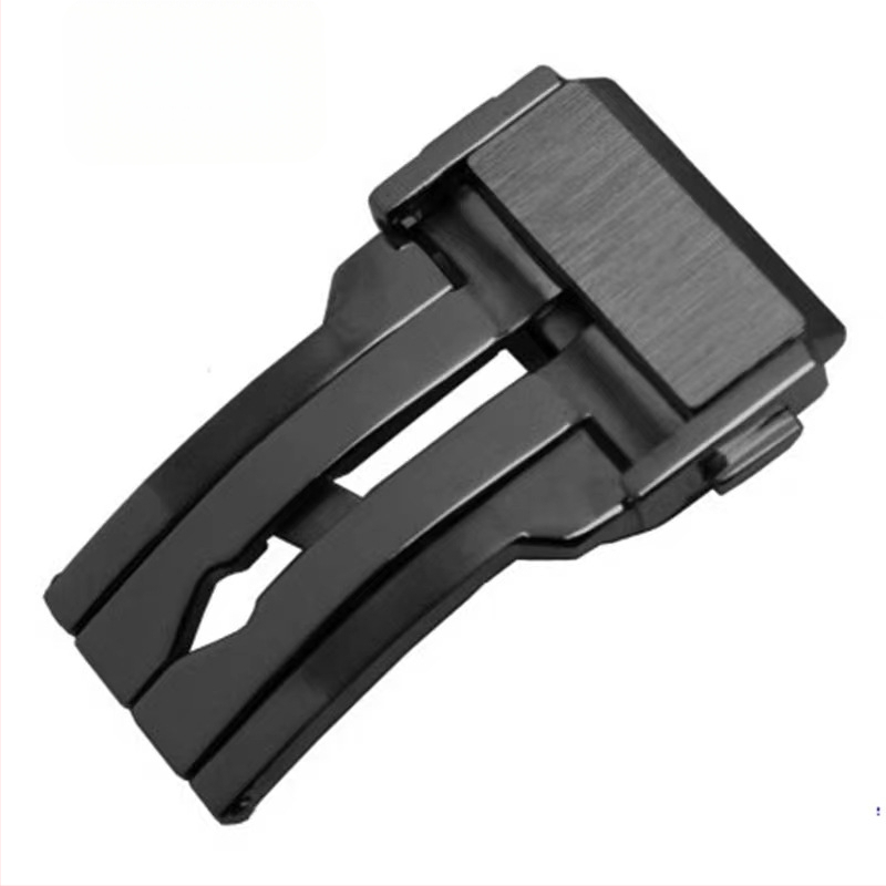 Cataramă pliabilă pentru cureaua de silicon a ceasului — oțel inoxidabil 304, compatibil cu ceasuri Hengbao Yubo