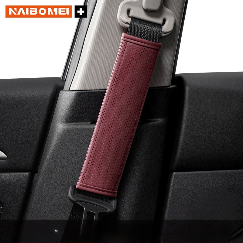 Pernă din piele pentru umărul centurii de siguranță pentru Mitsubishi Outlander, Lancer și Pajero – accesoriu decorativ