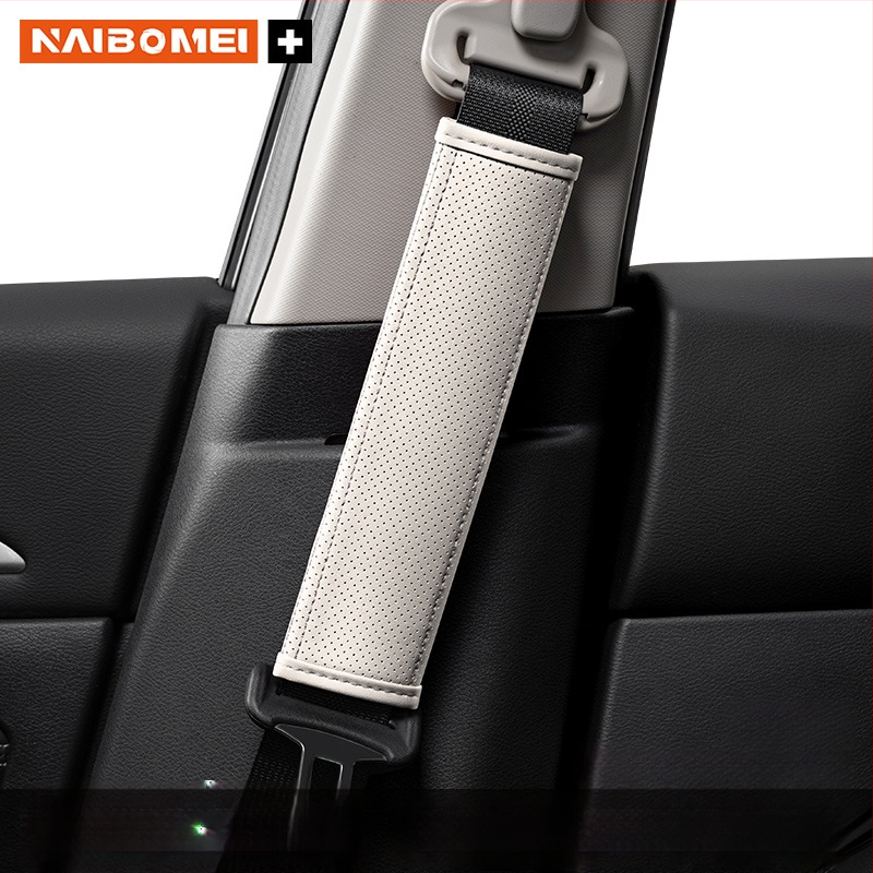 Pernă din piele pentru umărul centurii de siguranță pentru Mitsubishi Outlander, Lancer și Pajero – accesoriu decorativ