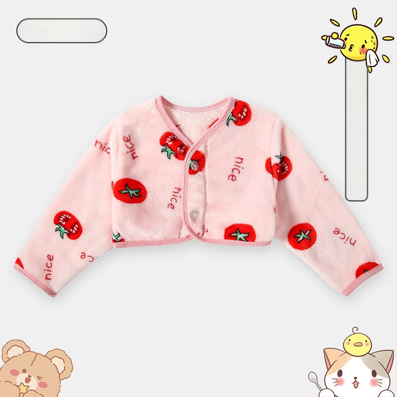 Șal pentru copii cu mâneci lungi, gros pentru toamnă-iarnă, protecție pentru umeri, cald