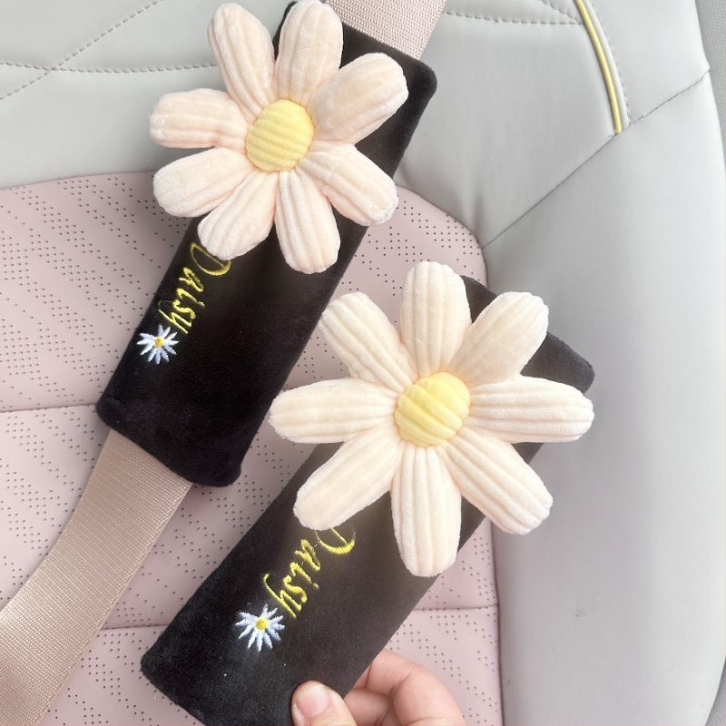 Tirika husă pluș pentru Curea de Siguranță auto – desen animat drăguț, protecție pentru interiorul mașinii