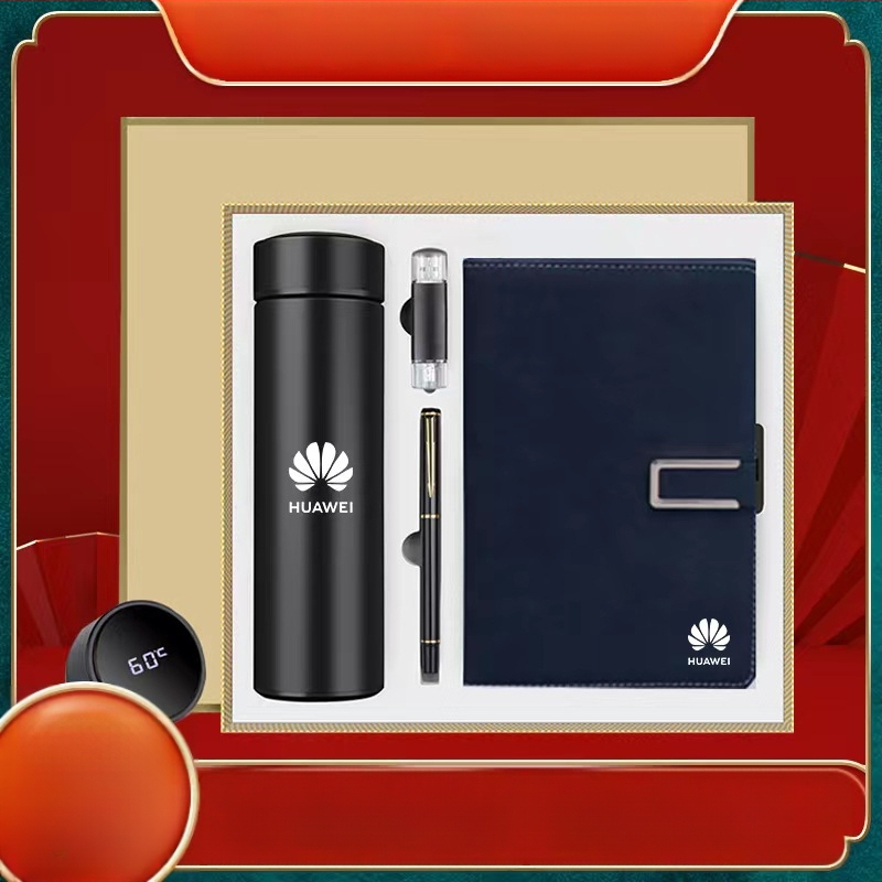 Set cadou termos cu notebook — infuzor de ceai, capacitate mare, interior din oțel inoxidabil 304, exterior din oțel inoxidabil 201, izolație în vid 6–12 ore