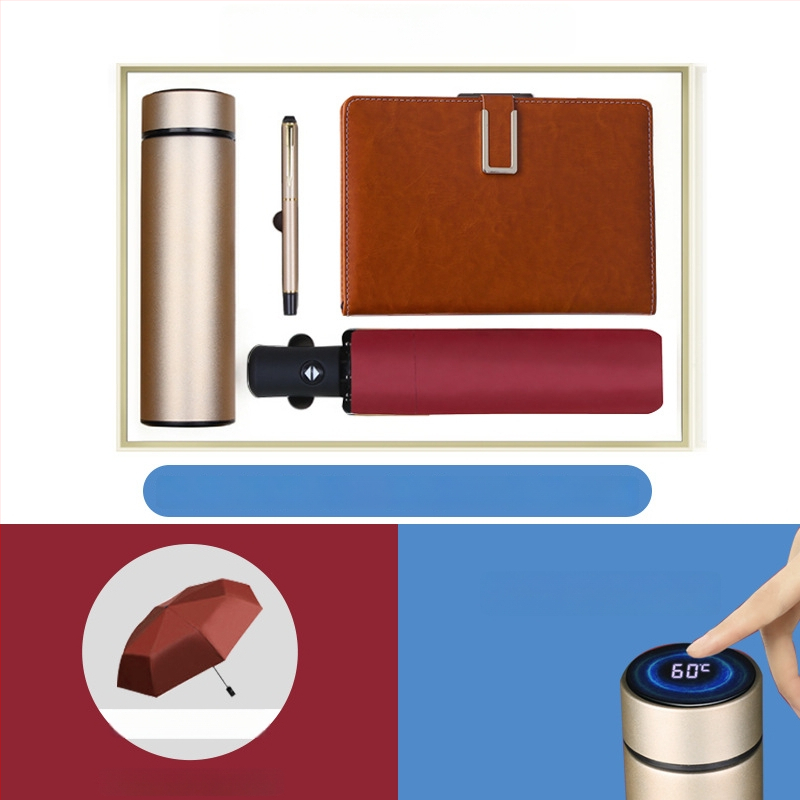 Set cadou termos cu notebook — infuzor de ceai, capacitate mare, interior din oțel inoxidabil 304, exterior din oțel inoxidabil 201, izolație în vid 6–12 ore