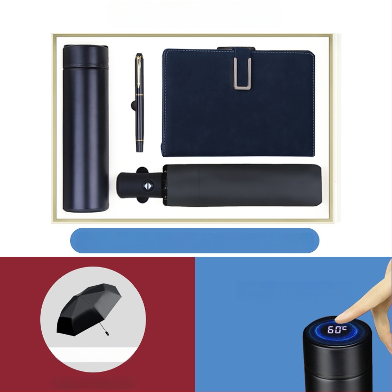 Set cadou termos cu notebook — infuzor de ceai, capacitate mare, interior din oțel inoxidabil 304, exterior din oțel inoxidabil 201, izolație în vid 6–12 ore