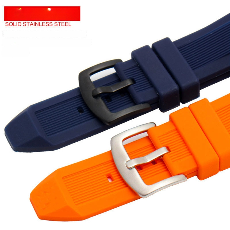 Gumeni remen za sat Michael Kors MK, muški, kompatibilan s MK satovima, trkački stil
