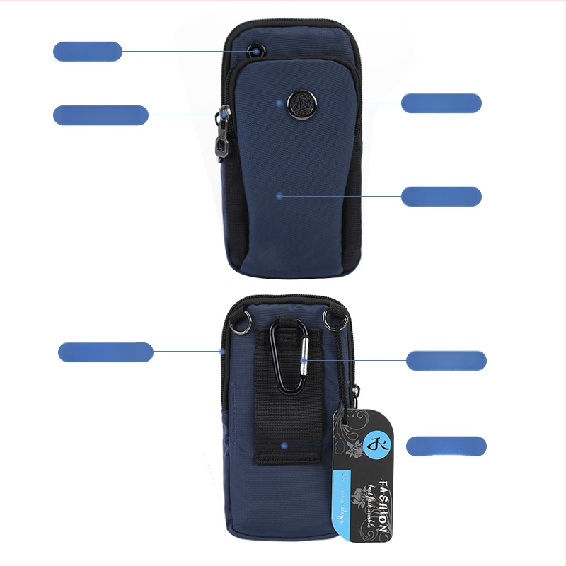 Unisex torbica za zapešće za maraton, Oxford platno, za vanjske sportove, s logom