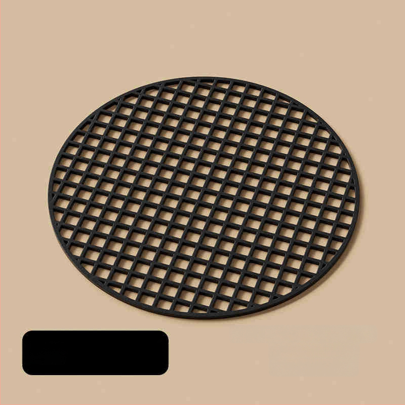 Мрежеста подложка за дъното на саксия — комплект от три части, пластмасова, за градинарство