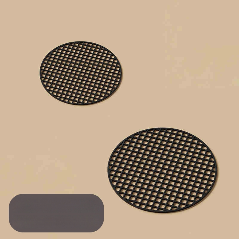 Мрежеста подложка за дъното на саксия — комплект от три части, пластмасова, за градинарство