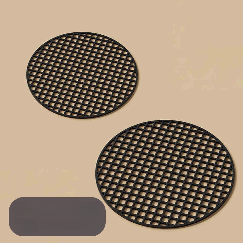 Мрежеста подложка за дъното на саксия — комплект от три части, пластмасова, за градинарство