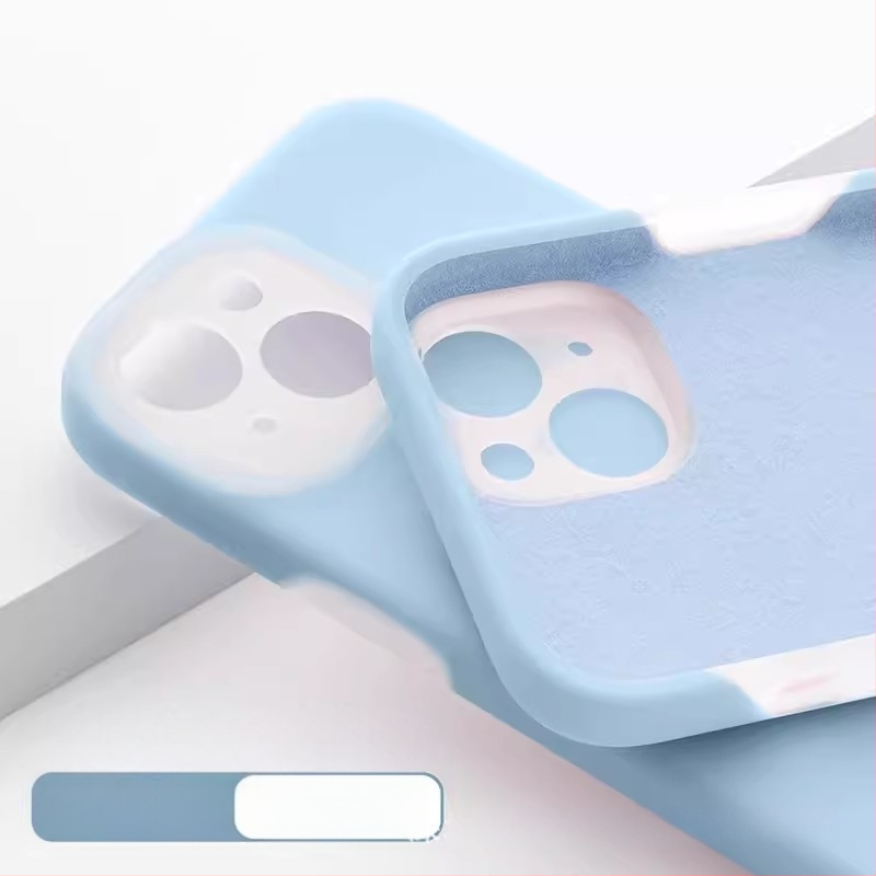 Carcasă protectoare din silicon lichid pentru Apple iPhone — design minimalist, rezistent la uzură, anti-cădere, anti-amprente, personalizabil