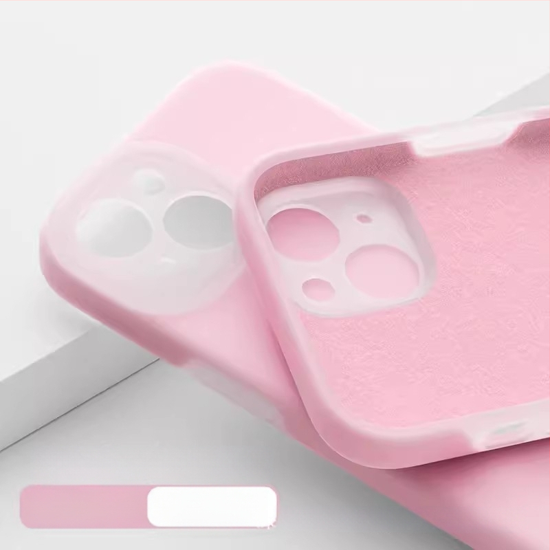 Carcasă protectoare din silicon lichid pentru Apple iPhone — design minimalist, rezistent la uzură, anti-cădere, anti-amprente, personalizabil