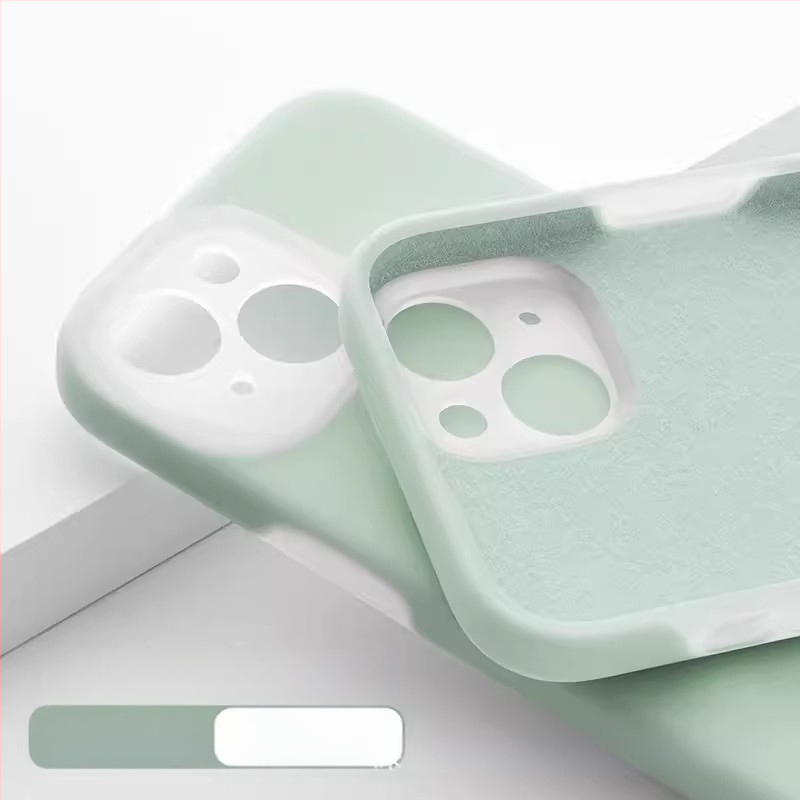 Carcasă protectoare din silicon lichid pentru Apple iPhone — design minimalist, rezistent la uzură, anti-cădere, anti-amprente, personalizabil