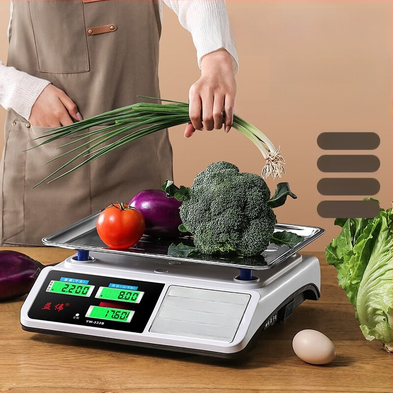 Yiwei cântar electronic digital pentru uz comercial, interval de măsurare 0,01–30 kg, afișaj LCD, alimentare 220V