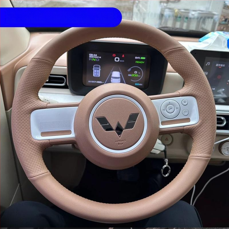 Husă volan Net fox, stil drăguț, piele naturală, pentru toate anotimpurile, potrivire universală