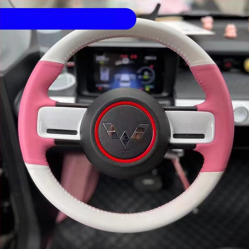 Husă volan Net fox, stil drăguț, piele naturală, pentru toate anotimpurile, potrivire universală