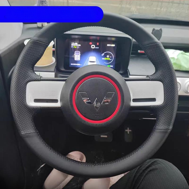 Husă volan Net fox, stil drăguț, piele naturală, pentru toate anotimpurile, potrivire universală