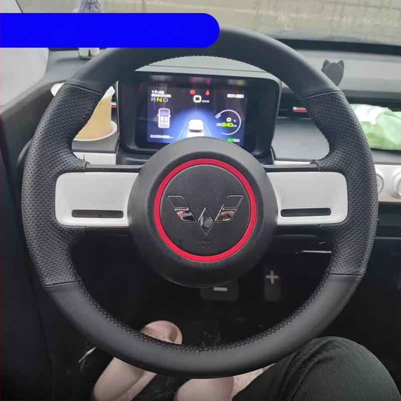 Husă volan Net fox, stil drăguț, piele naturală, pentru toate anotimpurile, potrivire universală