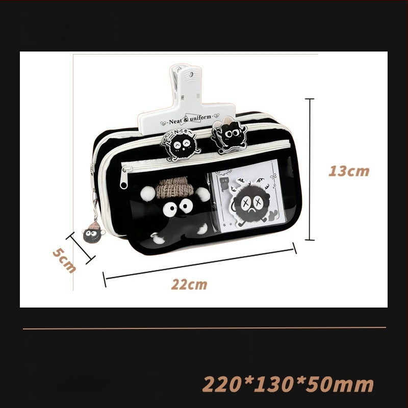 Пенал за начално училище, оксфордска тъкан, унисекс, сладък стил, кутия за канцеларски материали