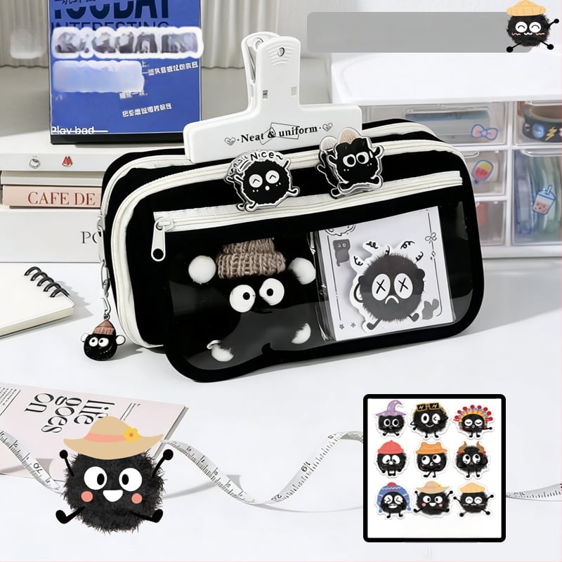 Пенал за начално училище, оксфордска тъкан, унисекс, сладък стил, кутия за канцеларски материали