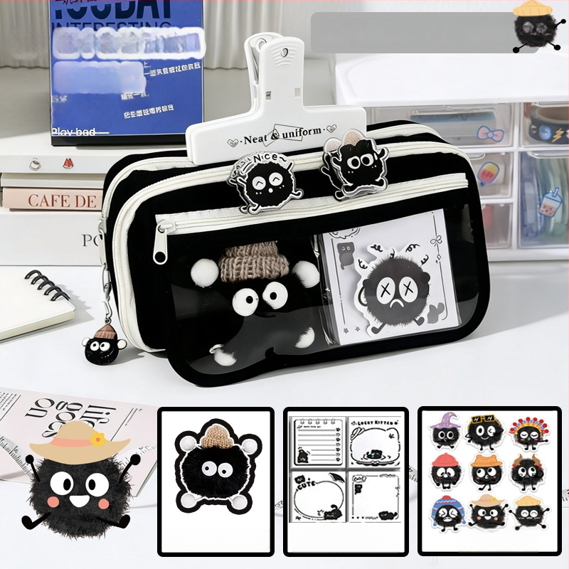 Пенал за начално училище, оксфордска тъкан, унисекс, сладък стил, кутия за канцеларски материали