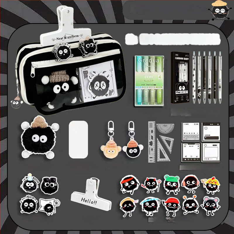 Пенал за начално училище, оксфордска тъкан, унисекс, сладък стил, кутия за канцеларски материали