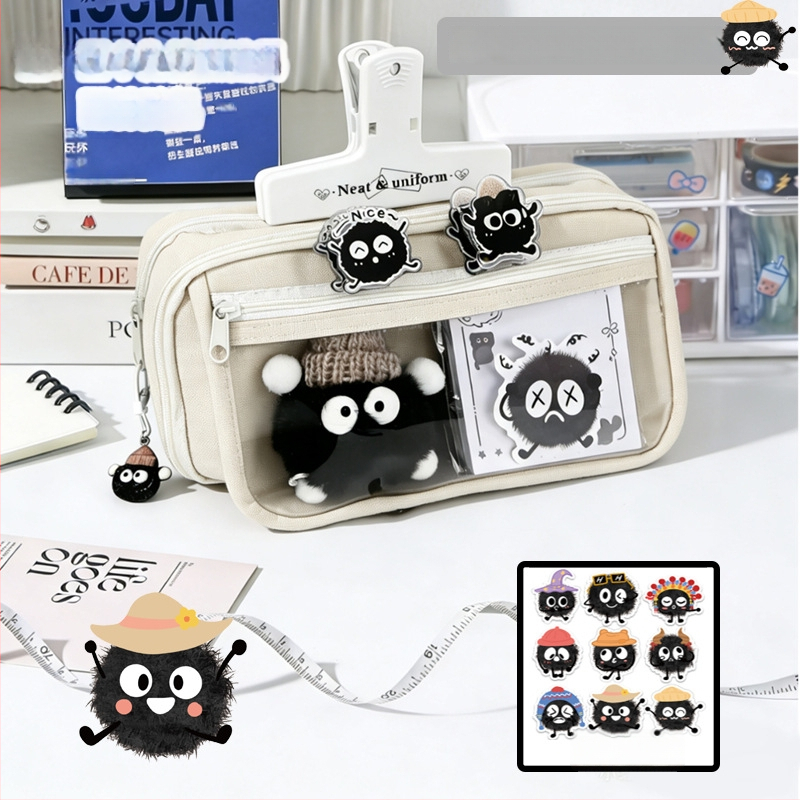 Пенал за начално училище, оксфордска тъкан, унисекс, сладък стил, кутия за канцеларски материали