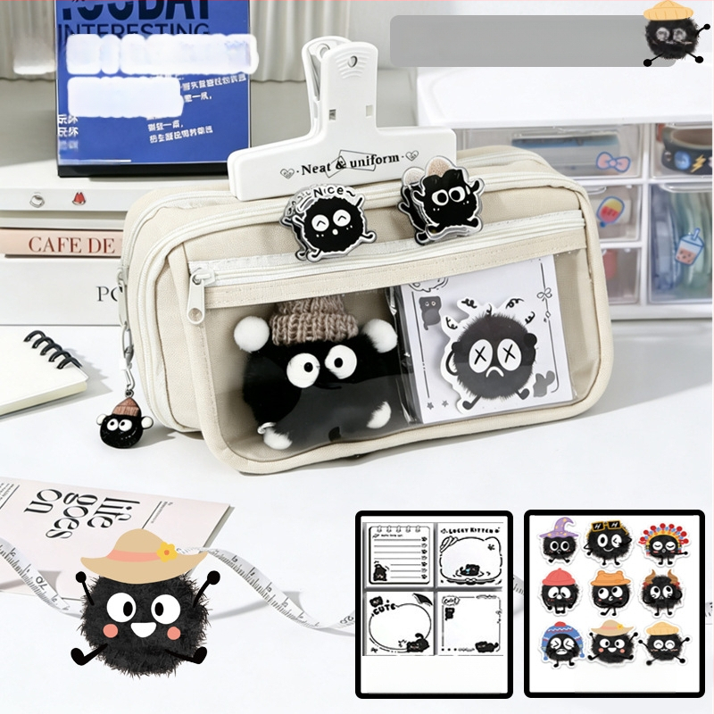 Пенал за начално училище, оксфордска тъкан, унисекс, сладък стил, кутия за канцеларски материали