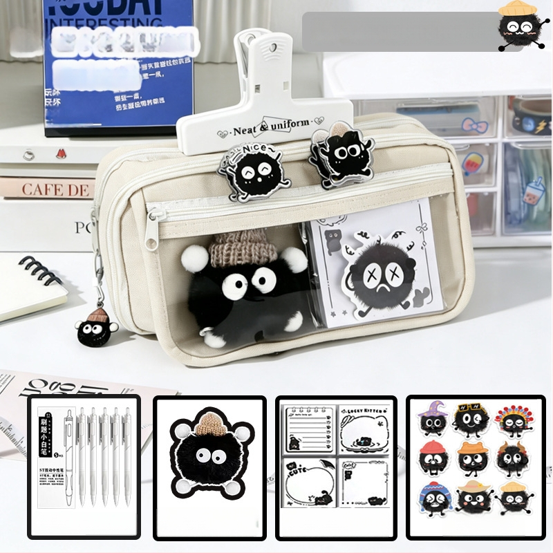 Пенал за начално училище, оксфордска тъкан, унисекс, сладък стил, кутия за канцеларски материали