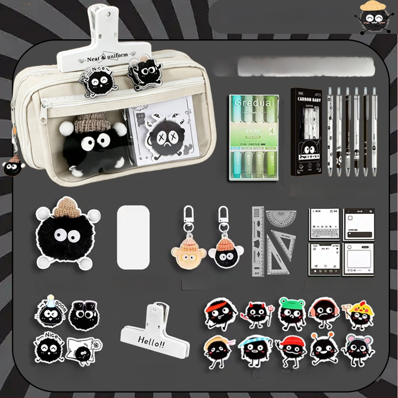 Пенал за начално училище, оксфордска тъкан, унисекс, сладък стил, кутия за канцеларски материали