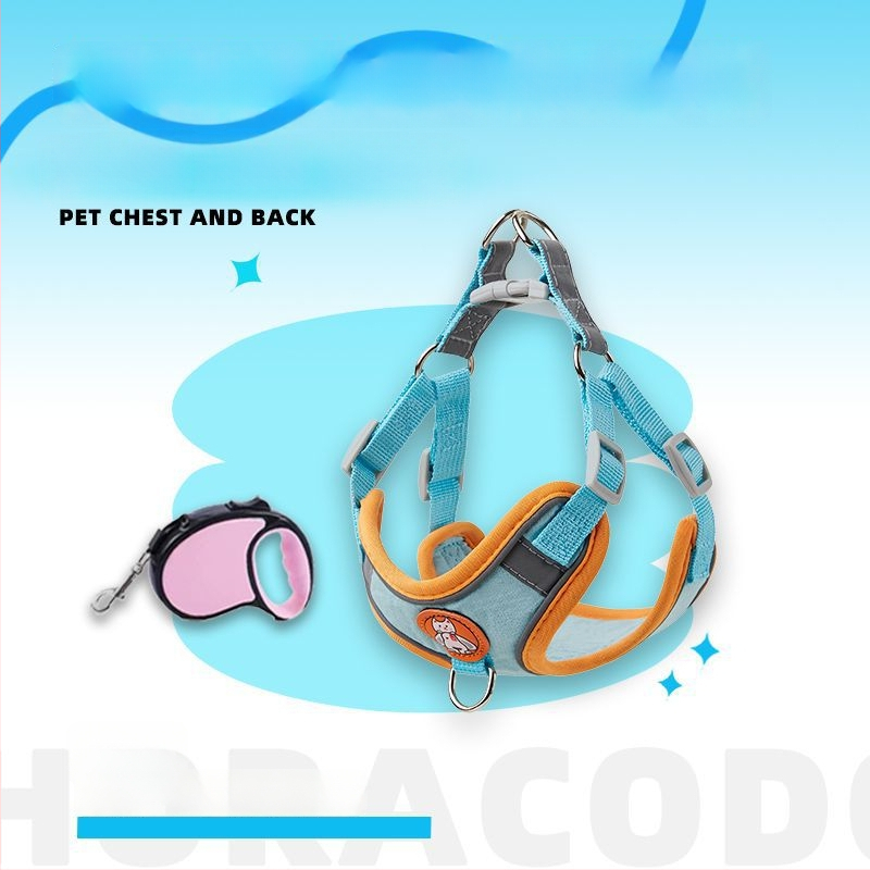 Schnauzer mellény-stílusú visszahúzható kutyapóráz