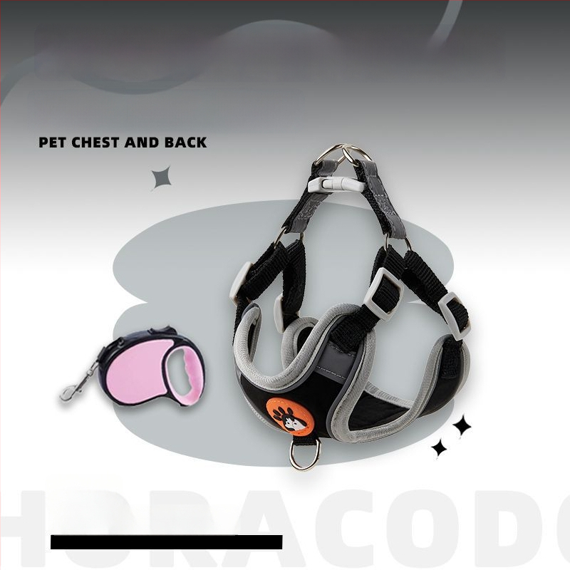 Schnauzer mellény-stílusú visszahúzható kutyapóráz