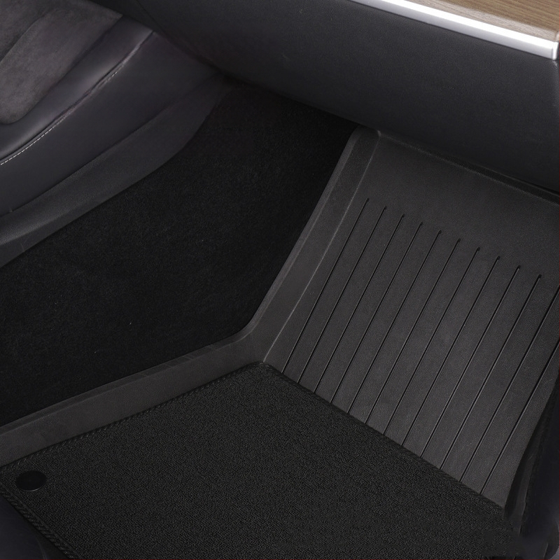 Covorașe de podea pentru Tesla Model Y și Model 3, acoperire completă – TPE/cauciuc sintetic, Cheyoubao