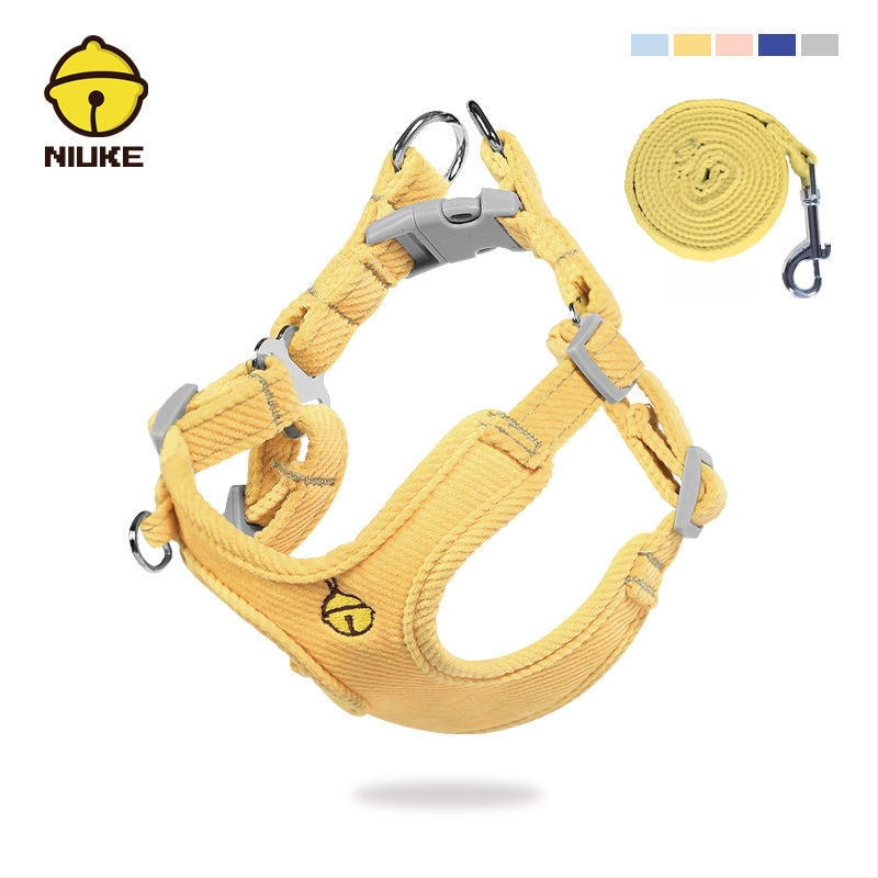 Hám mellény-stílusú pórázzal Pomerániai kutyáknak – Anyag: Egyéb; Márka: Egyéb; Kategória: Kisállat láncok és kötelek