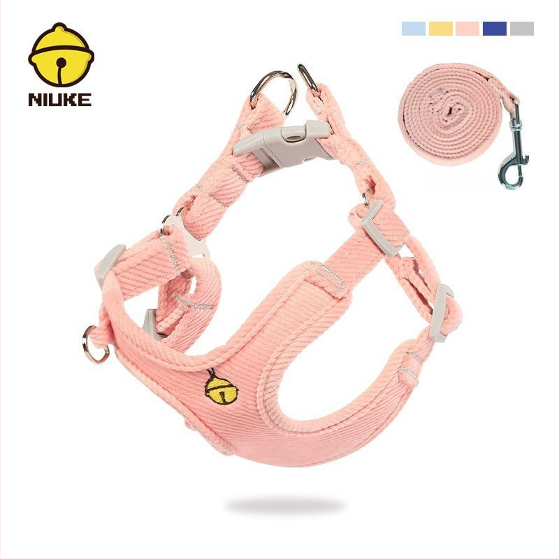 Hám mellény-stílusú pórázzal Pomerániai kutyáknak – Anyag: Egyéb; Márka: Egyéb; Kategória: Kisállat láncok és kötelek