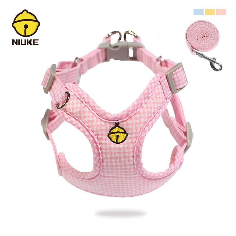 Hám mellény-stílusú pórázzal Pomerániai kutyáknak – Anyag: Egyéb; Márka: Egyéb; Kategória: Kisállat láncok és kötelek