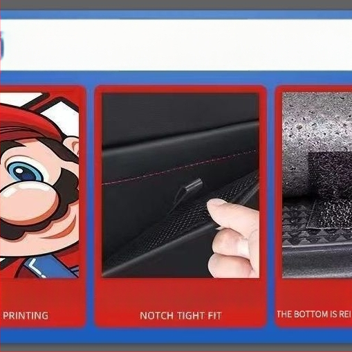 Protector din piele pentru dosul scaunului auto, pad universal anti-kick pentru copii, accesoriu interior auto, cod produs 537202008h2z87