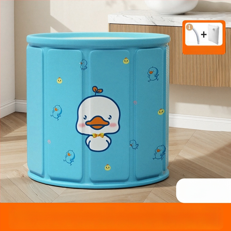 Cadă de baie pliabilă pentru copii – material tarpaulin; tip: cadă pliabilă; potrivită pentru baie